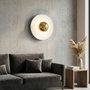 Opviq Node - 16150 - A Lámpara de Pared Blanco y Dorado